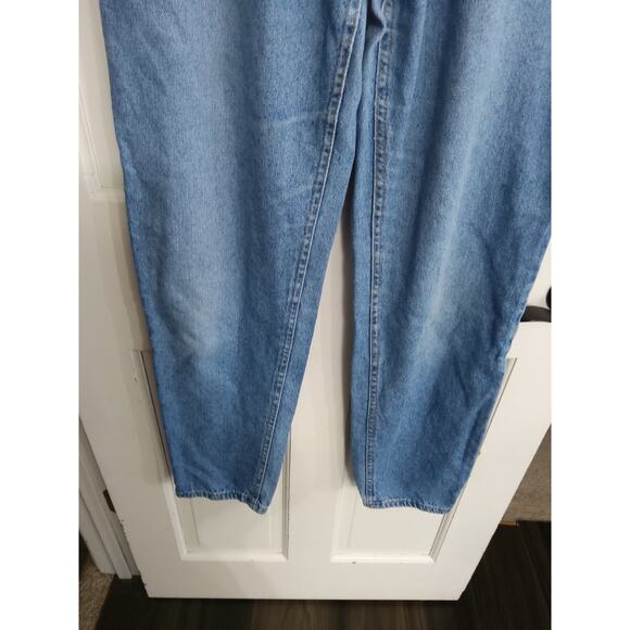 Vintage Lee 90s ASO style Stone washed pleated high-rise mom jeans Hippie - Picture 2 of 8